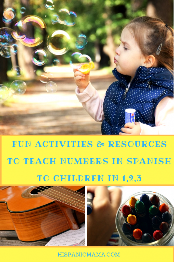 TEACH NUMBERS IN SPANISH