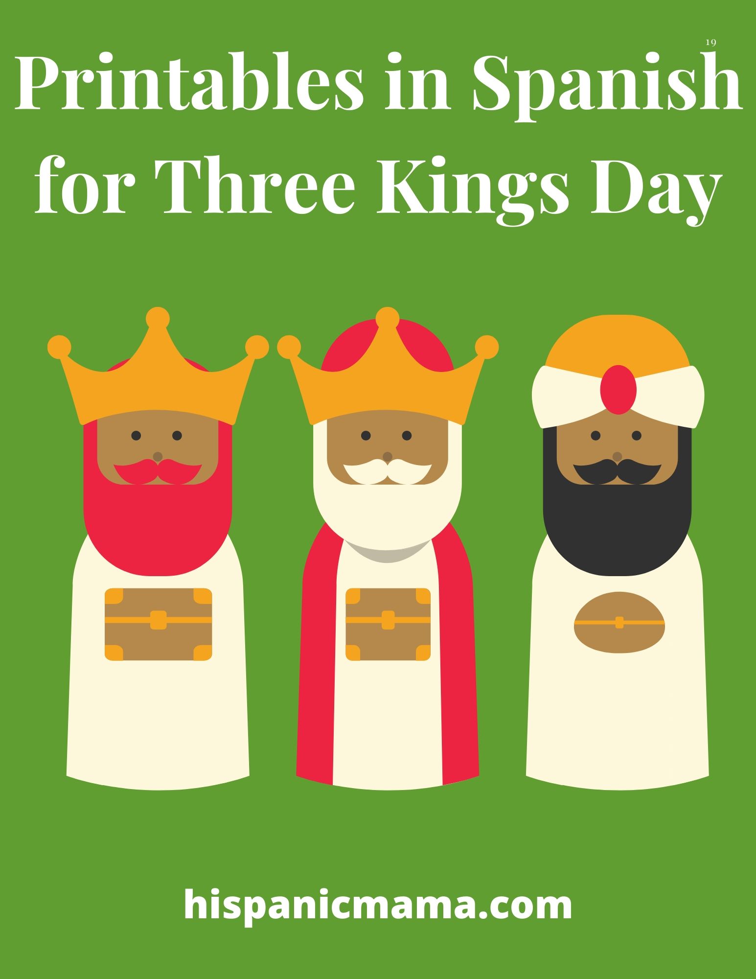 Printables in Spanish for Three Kings Day