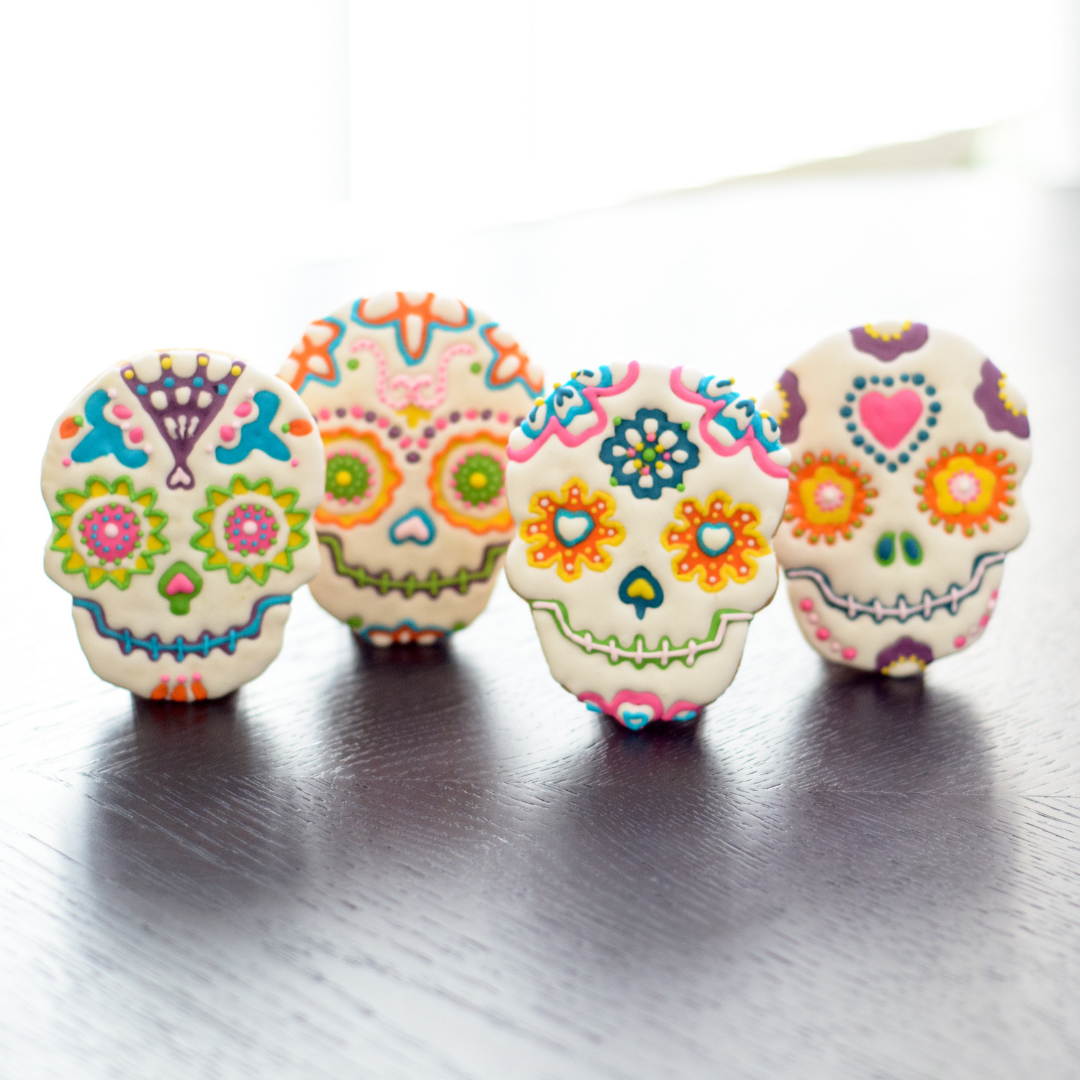 sugar skull cookies